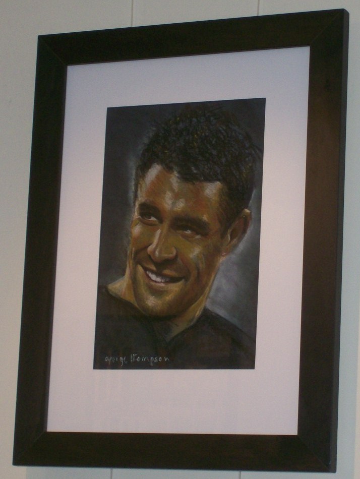 'Portrait of Dan Carter' by George Thompson (SOLD)