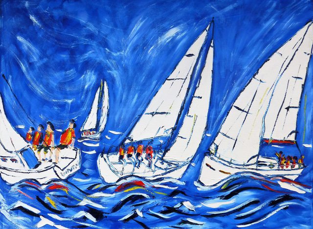 'Sailing 2' by Vincent Duncan (SOLD)