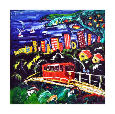 'Cable Car 4' by Vincent Duncan (SOLD)