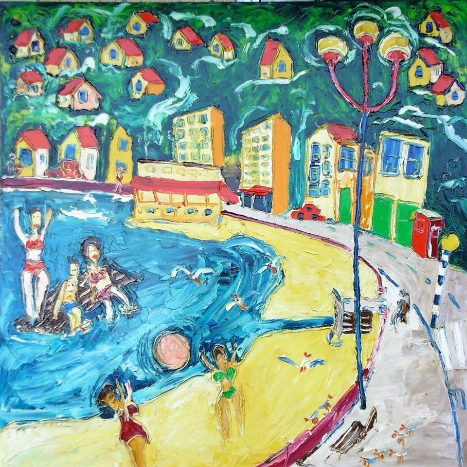 A Day at the Beach' by Vincent Duncan (SOLD)