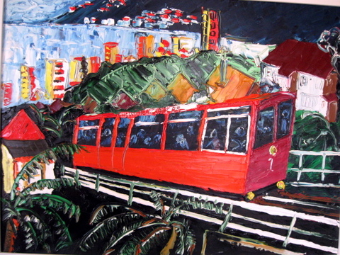 'Cable Car 1' by Vincent Duncan (SOLD)