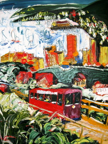 'Cable Car 2' by Vincent Duncan (SOLD)