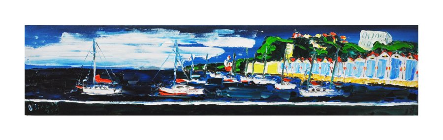 'Old Boat Sheds' by Vincent Duncan (SOLD)