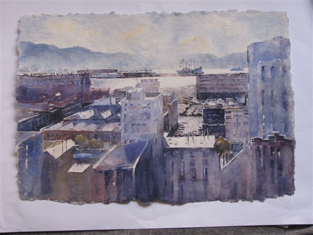 'Wellington Stadium' by Dianne Taylor (SOLD)