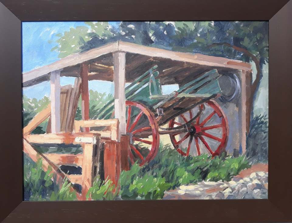 'Morning Sunlight Old Cart Shed' by Bill MacCormick