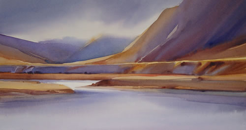 'Ahuriri River' by Adrienne Pavelka (SOLD)