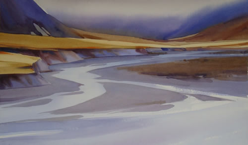 Ahuriri Valley by Adrienne Pavelka (SOLD)