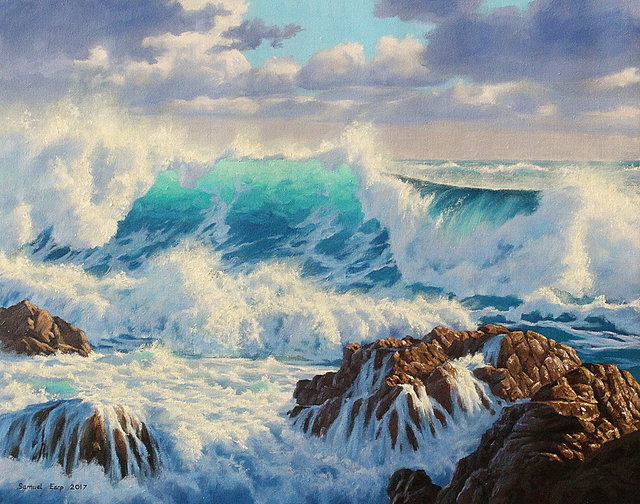 'Cook Strait' by Sam Earp (SOLD)