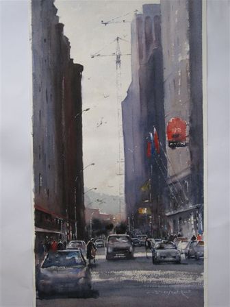 'Featherston St' by Dianne Taylor (SOLD)