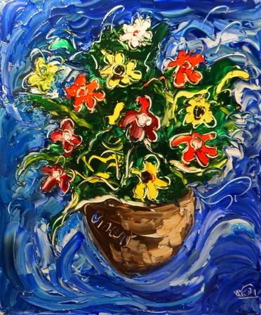 'Floating Flowers' by Vincent Duncan (SOLD)