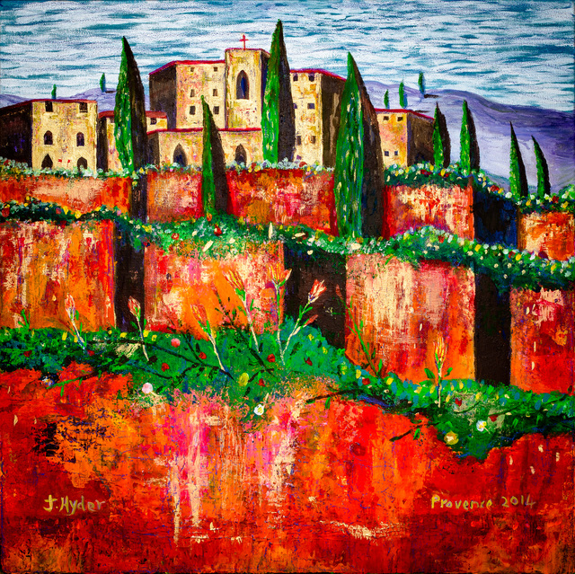 'Provence Village' by Jane Hyder (SOLD)