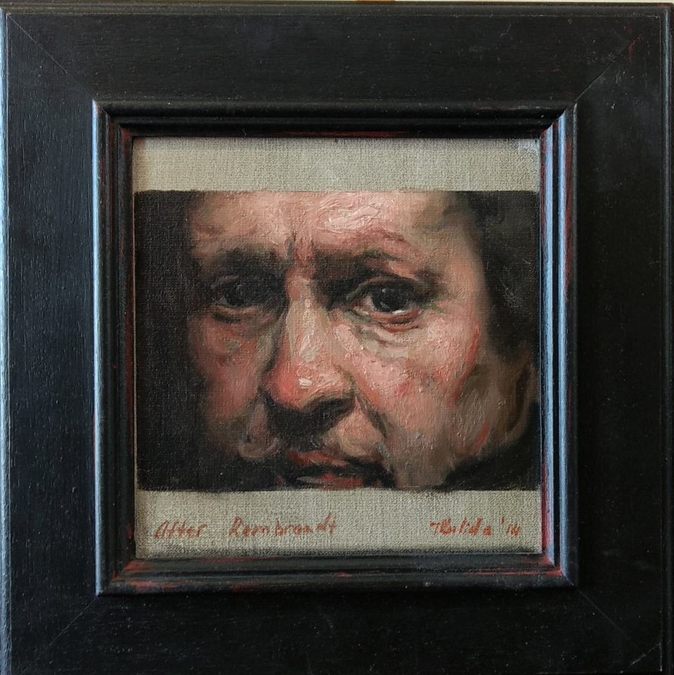 'After Rembrandt' by Tatyana Kulida (SOLD)