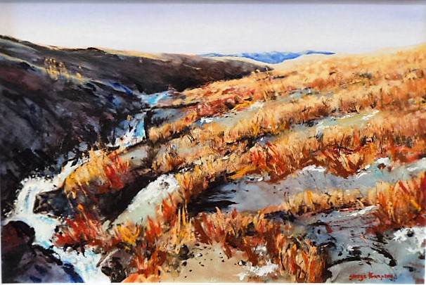 'Desert Road towards The Kaimanawas' by George Thompson (SOLD)