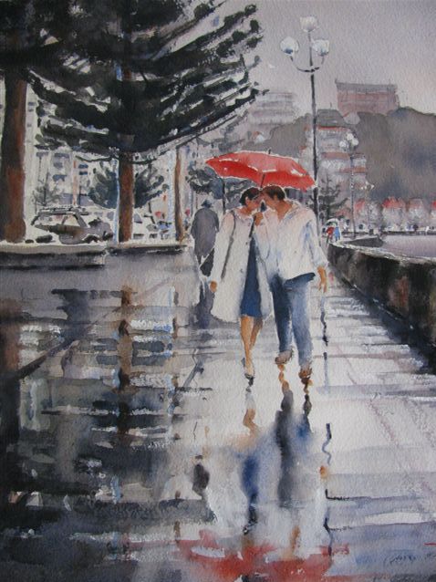 'Rainy Day No 2' by Dianne Taylor (SOLD)