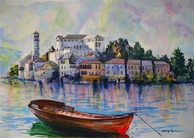 'Lake Orta' by George Thompson (SOLD)