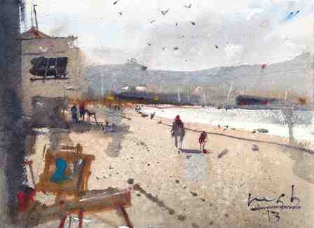 'Lyall Bay' by Michael Bennett (SOLD)