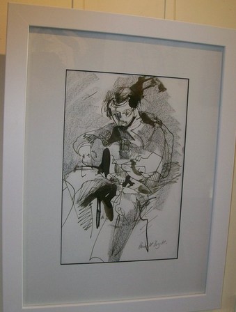 'The Guitar Player' by Harriet Bright (SOLD)