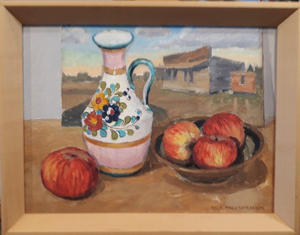 'Apples and Italian vase' by Bill MacCormick