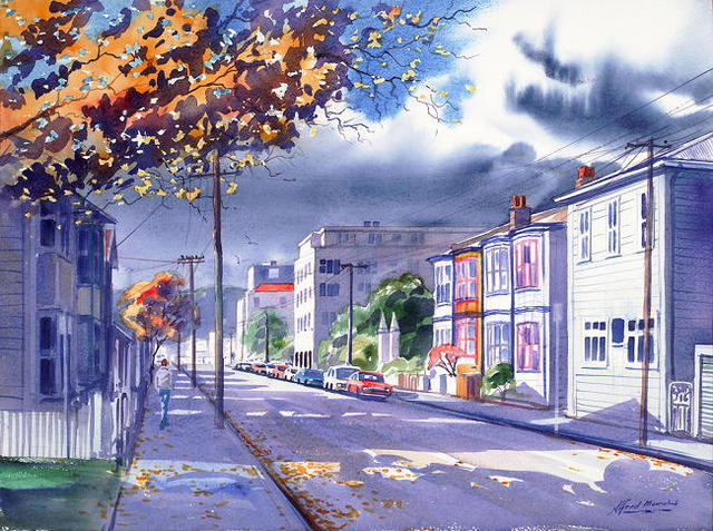 'Autumn in Aro Valley' by Alfred Memelink (SOLD)