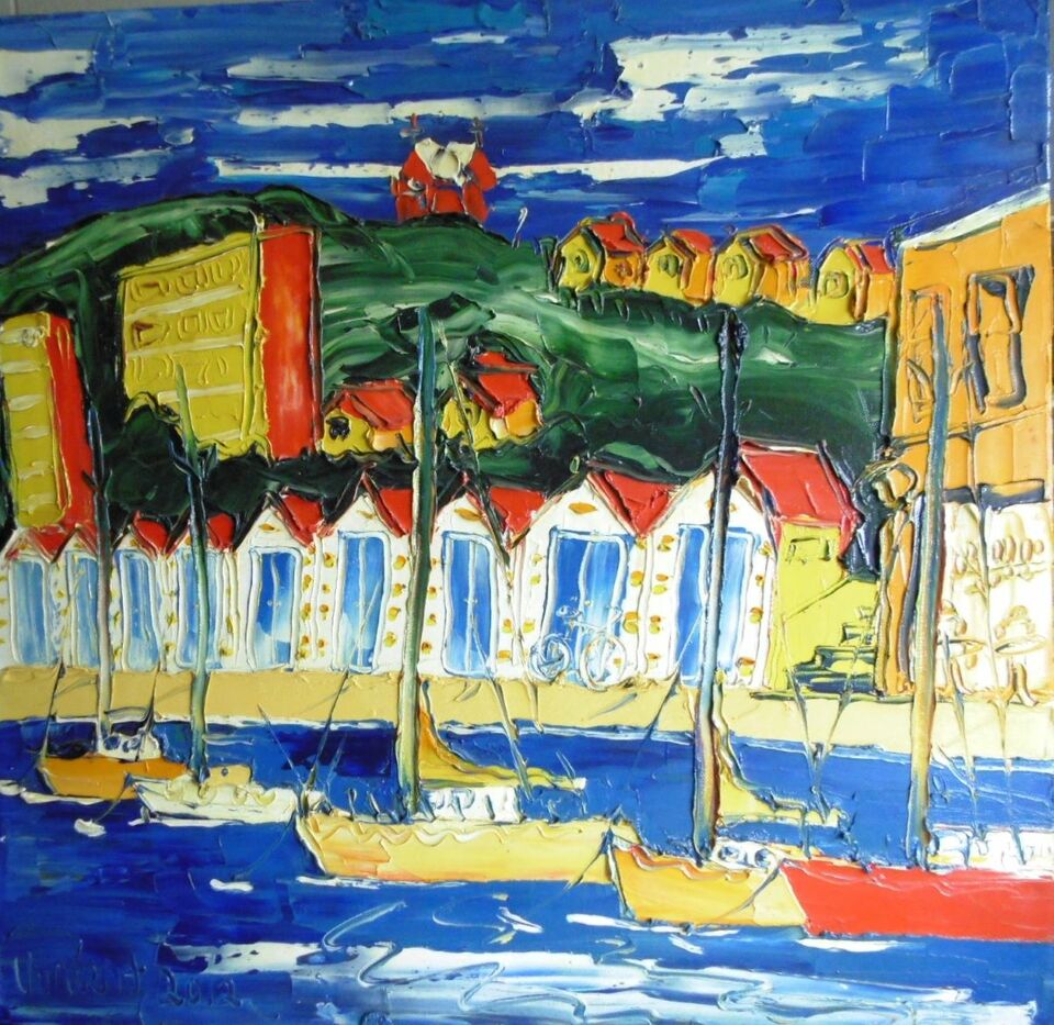 'Boat Harbour' by Vincent Duncan (SOLD)