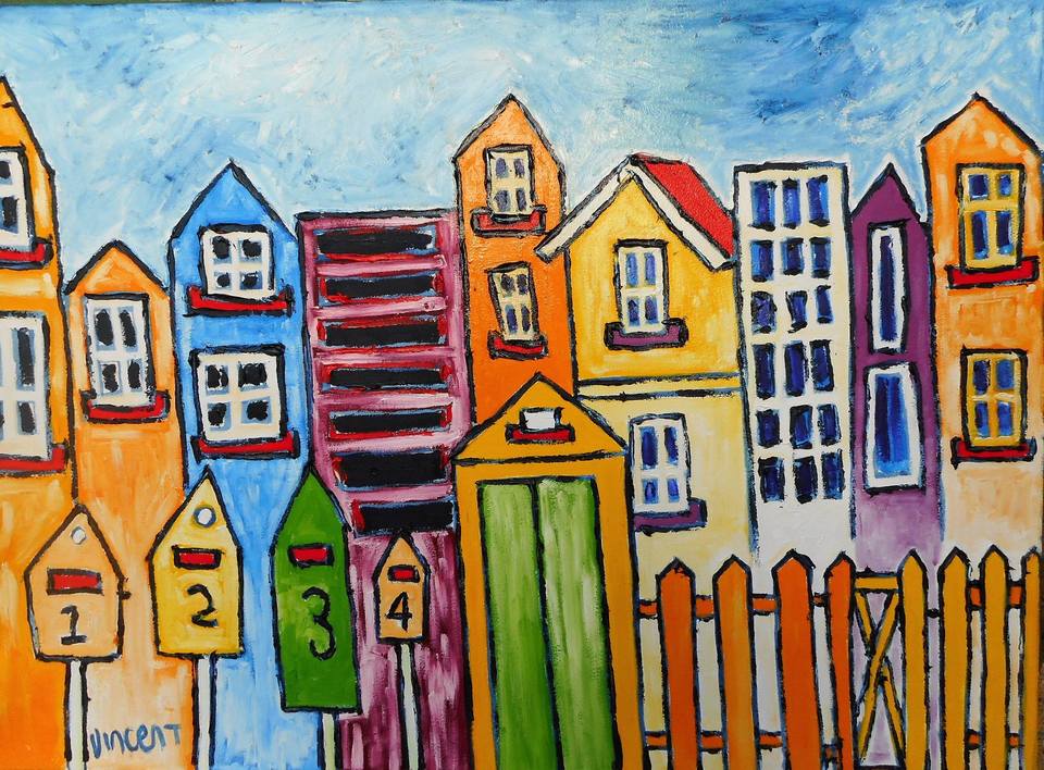 'City Streets' by Vincent Duncan (SOLD)