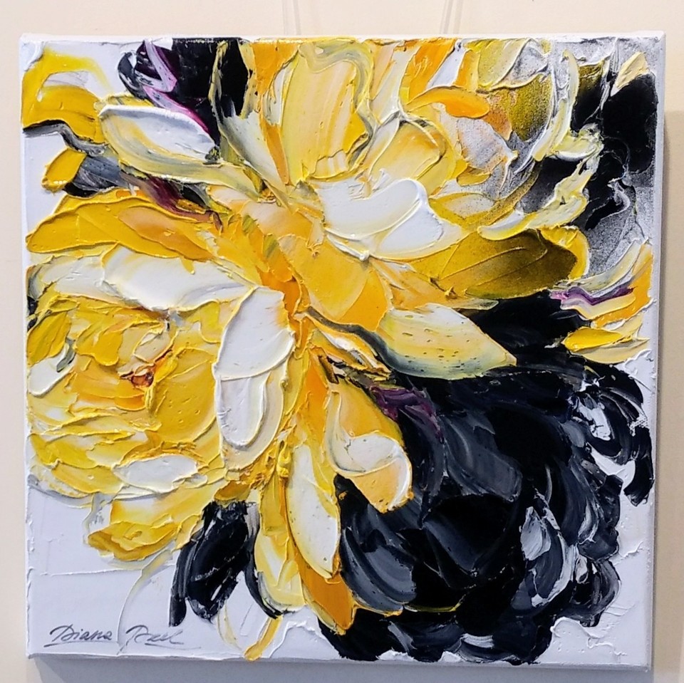 Flower Abstract 1 by Diana Peel (SOLD)