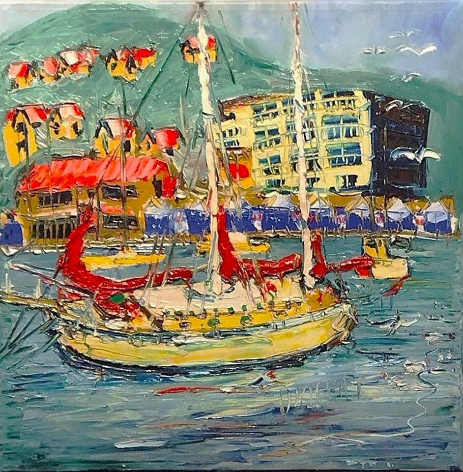 'The Royal Port Nicholson Yacht Club' by Vincent Duncan (SOLD)