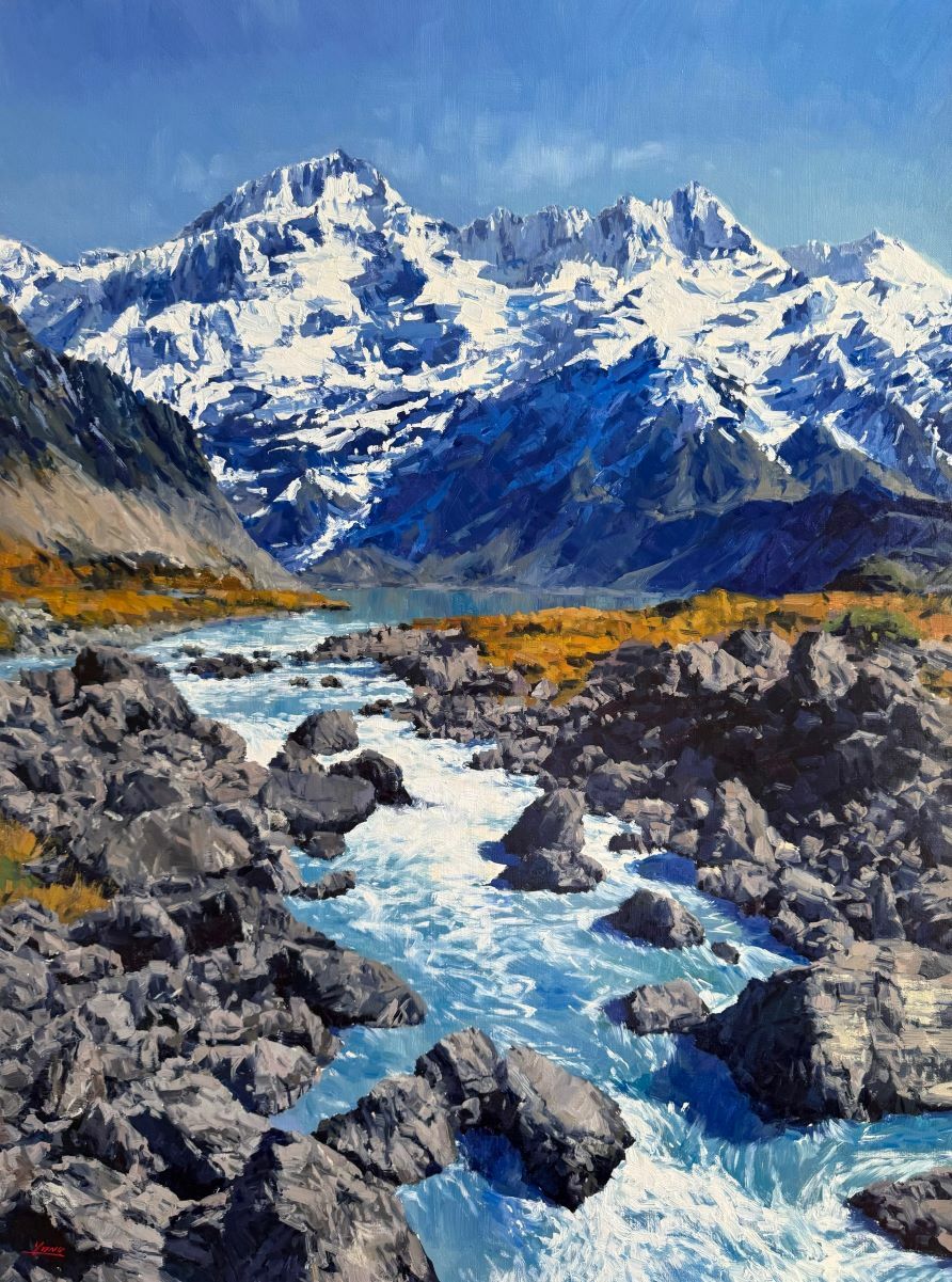 'Hooker Valley' by Iwen Yong (SOLD)