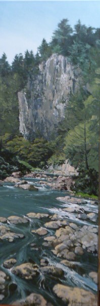 'Karanghake Gorge' by Graham Moeller (SOLD)