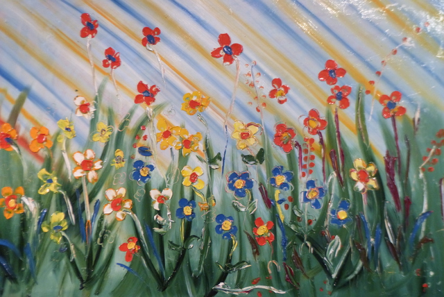 'Smiling Flowers' by Vincent Duncan (SOLD)
