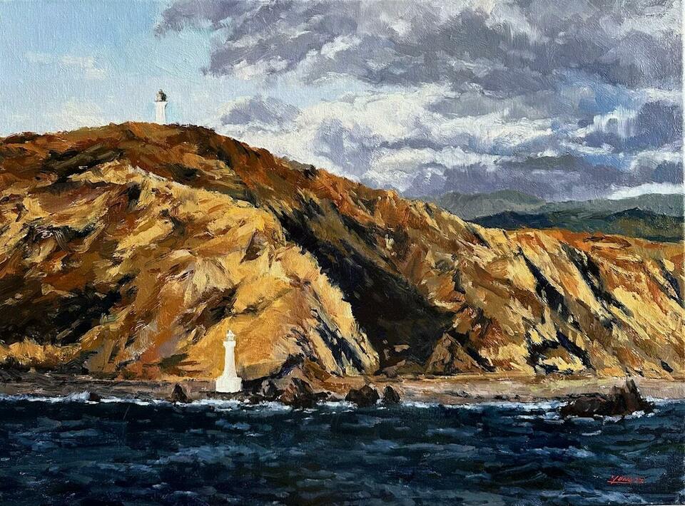 'Pencarrow Lighthouse' by Iwen Yong (SOLD)