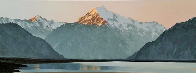 'Sunset on Aoraki Mt Cook' by Graham Moeller (SOLD)