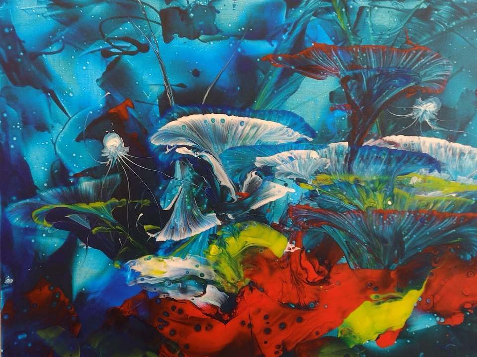 'Undersea Playground' by Diana Treeborn (SOLD)
