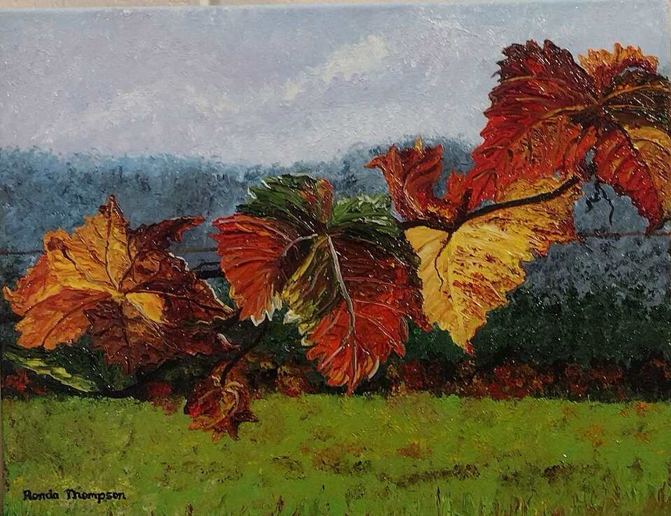 'Vine Leaves' by Ronda Thompson