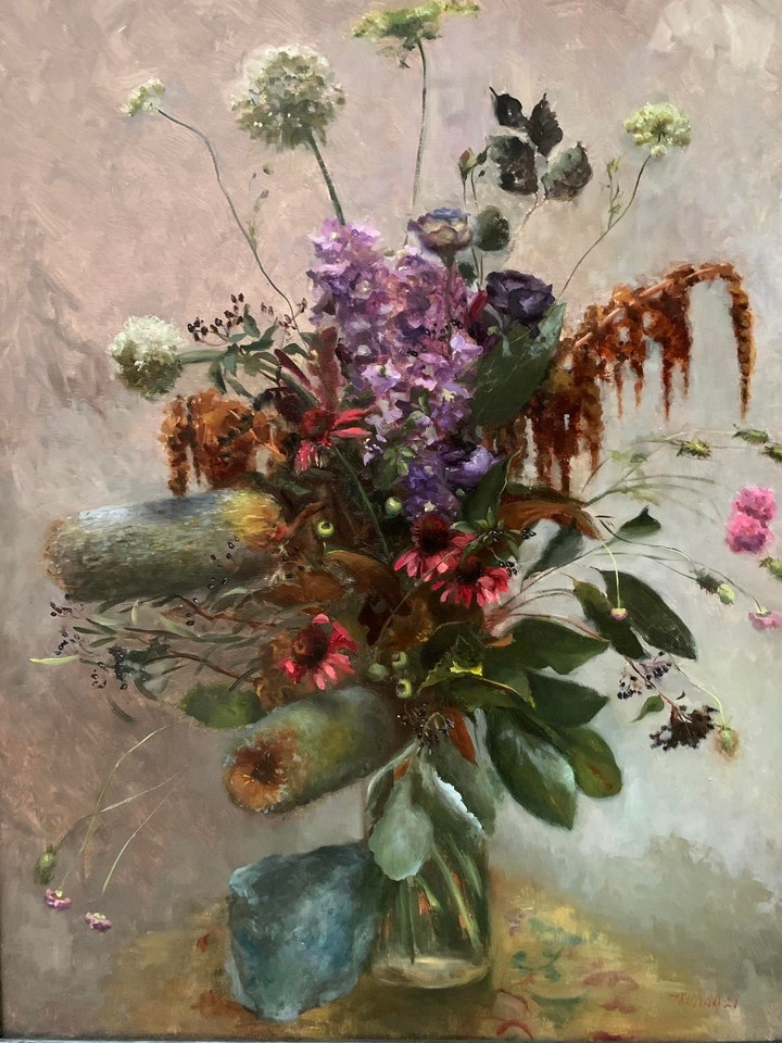 'Banksia and Amaranth' by Tatyana Kulida (SOLD)