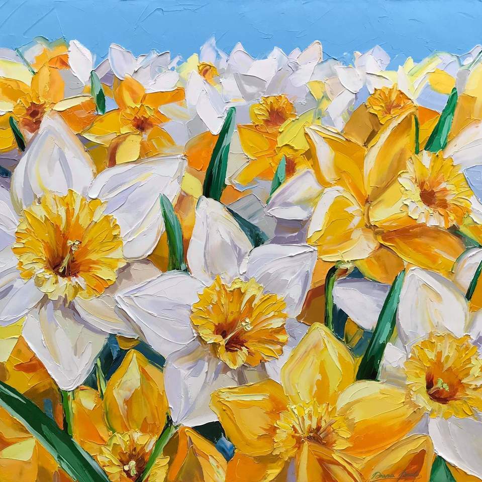 'Daffodils' by Diana Peel (SOLD)