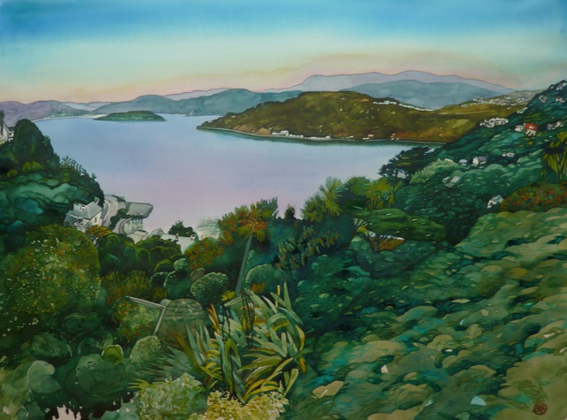 'Roseneath to Balena Bay' by Joy de Geus (SOLD)