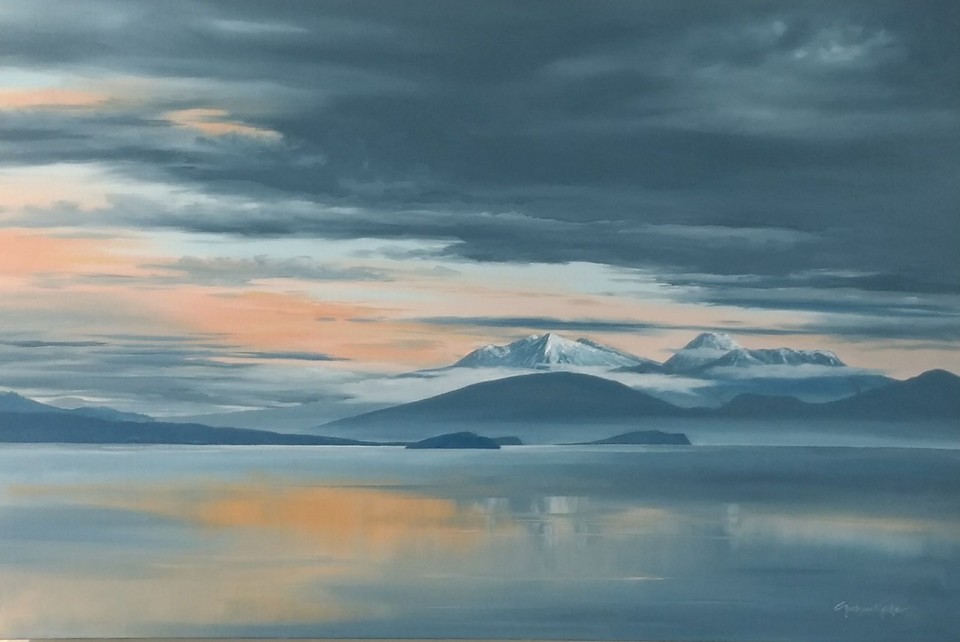 'Lake Taupo' by Graham Moeller (SOLD)