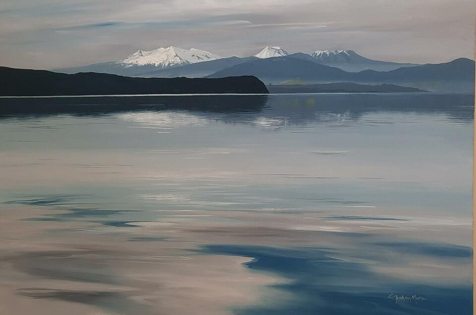 'Lake Taupo Calm' by Graham Moeller