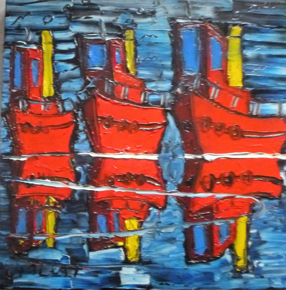 'Idle Tugboats 2' by Vincent Duncan