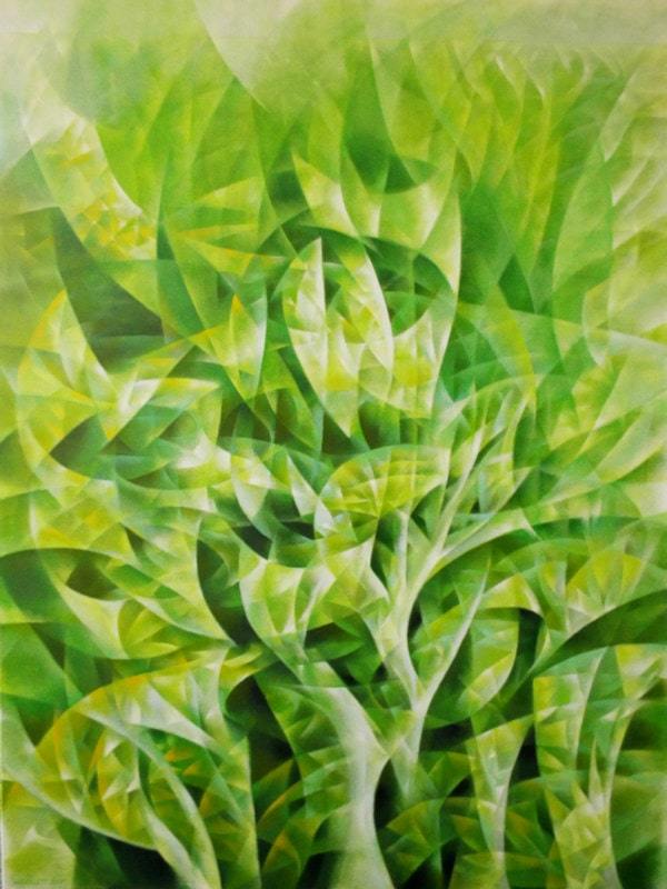'Green Celebration' by Miranda Woollett