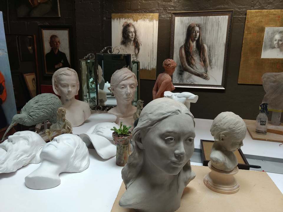 Busts by Tatyana Kulida