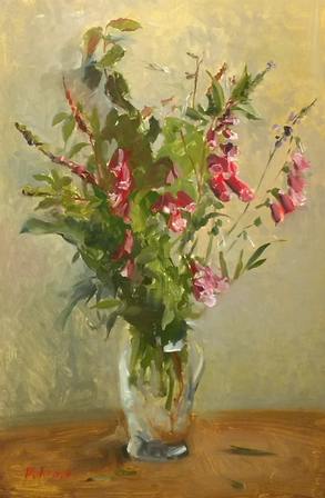 Lost Foxgloves by Tatyana Kulida