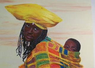 'Herero Tribe Nambia' by George Thompson (SOLD)
