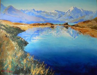 'Aoraki Mt Cook' by George Thompson (SOLD)