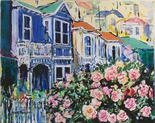 'Mt Victoria Wellington' by George Thompson (SOLD)
