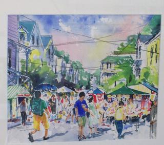 'Thorndon Fair' by George Thompson (SOLD)