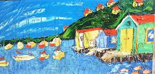 'Havana Boatshed Evan's Bay' by Vincent Duncan