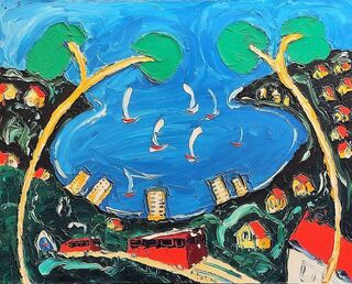 'Racing Yachts' by Vincent Duncan