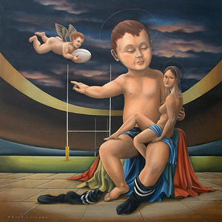 'Madonna of the Stadium' by Bruce Luxford